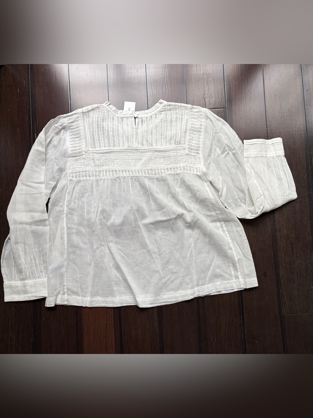 Amour Vert Women's Cotton Top White XL NWT $80 light weight bohemian granola